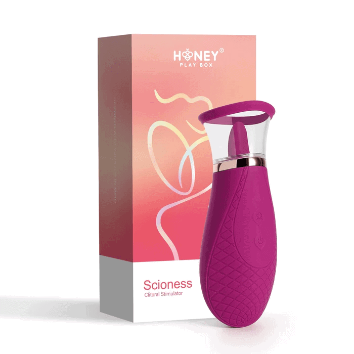 SCIONESS Sucking and Licking Clitoral Stimulator - Packaging