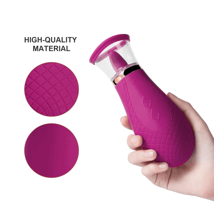 SCIONESS Sucking and Licking Clitoral Stimulator - High-Quality Material